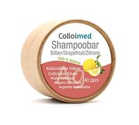 Colloimed Barre de shampoing cosmétique naturelle avec argent colloïdal - Pamplemousse citron (Ag)