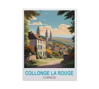 Collonges-la-Rouge Corrèze，Jigsaw Puzzle 1000 Pièces Puzzle Classique pour Adultes Et Enfants, Compétence Jouets Éducatifs Anniversaire Festival Cadeau（50x70cm）-GP32