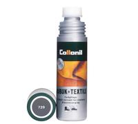 Collonil Nubuk + Textile, Soin Liquide Exquis pour Chaussures en Nubuck et en Tissu, 75 ML, 729 Gris foncé