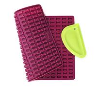 Collory Mini os (2 cm) - Moule en silicone et spatule - Tapis de cuisson pour biscuits et friandises - Moule à pralines, anti-adhésif et adapté à un usage alimentaire - Sans BPA