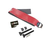 Colltex - Peaux de phoque à découper - Sad Lucendro Étrier Hexagon + Camlock À Monter - Taille 120 mm - Rouge Rouge 120 mm