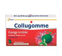 Collugomme Gommes gorge irritée sans sucres 30 gommes