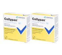 COLLYPAN Yeux secs Gouttes Ophtalmiques 2x0,35 ml