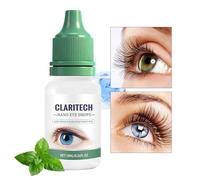 Collyre Pour Porteurs De Lentilles De Contact | 10ml Solution Hydratante | Gouttes De Soin Des Yeux | Pour Matin Nuit Maquillage Voyage Maison Intérieur Extérieur Travail Étude Bureaux École