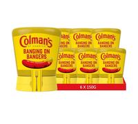 Colman's moutarde anglaise originale en flacon souple, moutarde anglaise superfine et vegane (6 Pièce (6 x 150g))