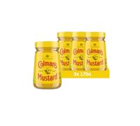 Colman's moutarde anglaise originale en pot de verre, moutarde anglaise superfine et vegane (Lot de 3 (3 x 170g))
