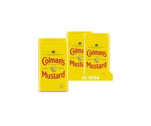 Colman's moutarde anglaise originale en poudre, Farine de moutarde anglaise superfine et vegane sans additifs artificiels (2 Pièce (2 x 454g))