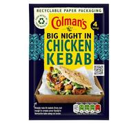 Colman's Weekend Wonders - Mélange de recette de poulet Kebab Meal Maker - Mélange d'épices pour un repas familial à emporter parfait avec du pain pitta 30 g