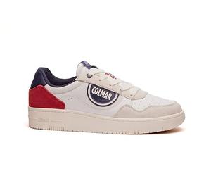 Colmar Baskets Homme Austin Master 101 Tissu Blanc Chaussures Casual, Blanc, 40 EU