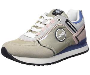 Colmar Femme Travis Sport Multiple Basket, Gris Chaud, Rose poudré, 36 EU