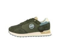 Colmar Mixte Travis Authentic Zapatillas, Military Green-Stone Blue-Beige, 43 EU