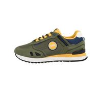 Colmar Mixte Travis Sport Colors Zapatillas, M Green-Yellow-DK Denim, 43 EU