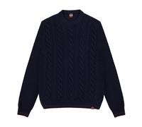 Colmar - Pull ras du cou en maille torsadée - Homme - Pulls - Bleu - Taille: L