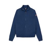 Colmar - Pull zippé bleu en mélange de cachemire - Homme - Pulls - Bleu - Taille: S