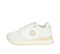 COLMAR Scarpe Donna Sneaker Travis Authentic High Outsole 050 Suede/Mesh White/Beige DS24CO01
