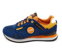 Colmar Travis Sport Colors Chaussure Homme Bleu/Orange 105 En Daim Mesh