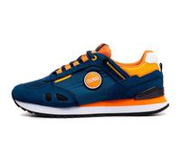 Colmar Mixte Travis Sport Colors Zapatillas, DK Denim-Orange-Yellow, 42 EU