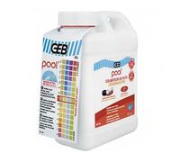 GEB 3283981272940 Pool Colmateur Liquide colmatant pour la réparation de fuites dans la Piscine pour canalisations enterrées et Bassin, Incolore, 1 Litre