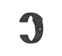 Colmi KT60 Strap with Holes, Dual Color Silicone, Black Dark Green