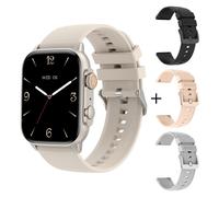 Colmi-Montre Connectée C81 Pour Les Hommes Et Les Femmes,Étanche Conforme À La Norme Ip68,Amoled,Compatible Avec Aod,2.0 Modes Sportifs,Pk Ultra Série 8,100 - Type Gold With 3 Strap