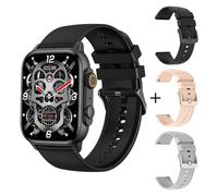 Colmi-Montre Connectée C81 Pour Les Hommes Et Les Femmes,Étanche Conforme À La Norme Ip68,Amoled,Compatible Avec Aod,2.0 Modes Sportifs,Pk Ultra Série 8,100 - Type Black With 3 Strap