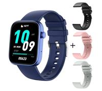 Colmi-Montre Connectée P71 Pour Les Hommes Et Les Femmes,Étanche Conforme À La Norme Ip68,Avec Appels Vocaux Et Assistant Vocal - Type Blue With 3 Strap