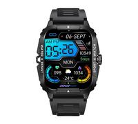 Colmi-Montre Intelligente Étanche Pour Homme,Appel Bluetooth,Extérieur,Sports,Fitness,P76,3iko,Ip68,1.96"" - Type Black