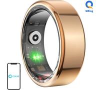 Colmi R02 Smart Ring, surveille la fréquence cardiaque, le sommeil & l'oxygène dans le sang, podomètre, IP68 - Couleur : or - Taille : 9