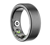 Colmi R03 Smart Ring, surveille la fréquence cardiaque, le sommeil & l'oxygène dans le sang, podomètre, avec étui de chargement - couleur : noir - taille : 10