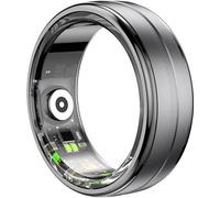Colmi R06 Smart Ring, surveille la fréquence cardiaque, le sommeil & l'oxygène dans le sang, podomètre, IP68 - couleur : noir - taille : 10
