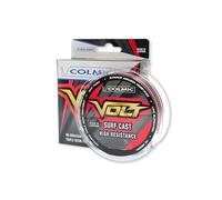 Colmic - VOLT Surf Cast - Monofilament de pêche en nylon fabriqué au Japon - Haute résistance à l'abrasion, anti-torsion, fluorine résine revêtue - Bobine 150 m / 300 m / 1000 m / 2000 m (150 m