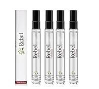 Cologne aux phéromones Rebel Alloura for hommes, parfum longue durée Cologne aux phéromones Rebel for hommes, 2024 Nouveau Rebel par Alloura for hommes(4 Pcs)
