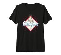 Cologne City Germany Rétro Cathédrale Souvenir Vintage T-Shirt Haut de Gamme