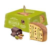 Colomba à la crème de pistache et au chocolat