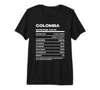 Colomba Valeur Nutritive Nom Drôle T-Shirt Haut de Gamme