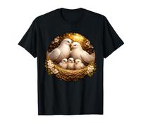 Colombe Blanche ornithologue ornithologue Symbole Amour Paix + liberté T-Shirt