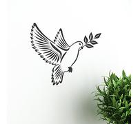 Colombe de la paix Avec Olive Branch Autocollant image vectorielle Birds Peace Vinyl Wall Art décoration murale
