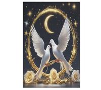 Colombe de la Paix Puzzles De 1000 Pièces pour Adultes Et Enfants Puzzle Impossible Jouets en Bois Jeu Stimulant 78×53cm