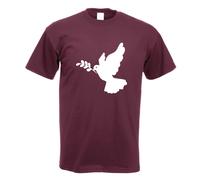 Colombe de la Paix T-Shirt Impression Haut Fun Design Imprimé