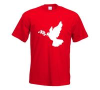 Colombe de la Paix T-Shirt Impression Haut Fun Design Imprimé