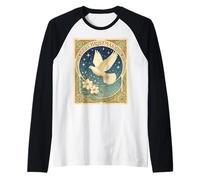 Colombe de Noël avec Panneaux décoratifs de Style Vintage Manche Raglan