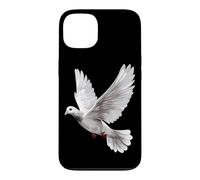 Colombe en Blanc Pigeon de la Ville Ramier Blanc Colombes Coque pour iPhone 13
