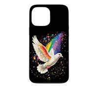 Colombe en Blanc Pigeon de la Ville Ramier Blanc Colombes Coque pour iPhone 13 Pro Max
