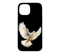 Colombe en Blanc Pigeon de la Ville Ramier Blanc Colombes Coque pour iPhone 15