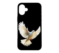 Colombe en Blanc Pigeon de la Ville Ramier Blanc Colombes Coque pour iPhone 16 Plus