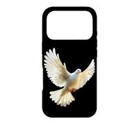 Colombe en Blanc Pigeon de la Ville Ramier Blanc Colombes Coque pour iPhone 17 Pro