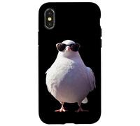Colombe en Blanc Pigeon de la Ville Ramier Blanc Colombes Coque pour iPhone X/XS