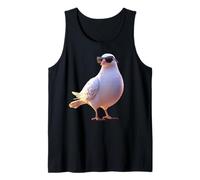 Colombe en Blanc Pigeon de la Ville Ramier Blanc Colombes Débardeur