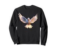 Colombe en Blanc Pigeon de la Ville Ramier Blanc Colombes Sweatshirt