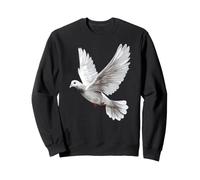 Colombe en Blanc Pigeon de la Ville Ramier Blanc Colombes Sweatshirt